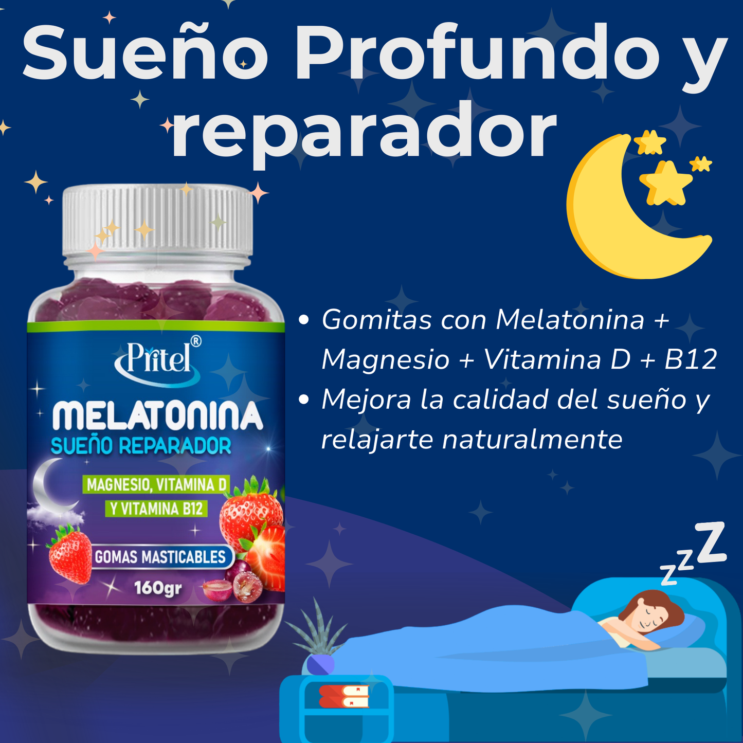 Gomitas de Melatonina – Dosis Ideal para un Sueño Profundo